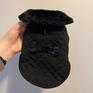 Fancy Quilted Pet Jacket (with leash opening)